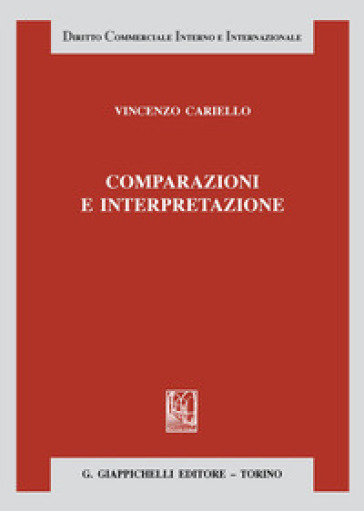 Comparazioni e interpretazione - Vincenzo Cariello
