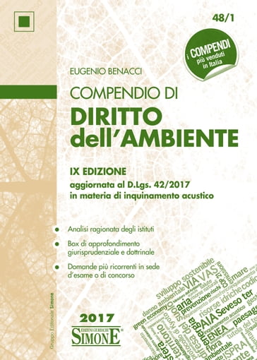 Compendio di Diritto dell'Ambiente - Eugenio Benacci