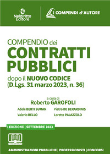 Compendio dei contratti pubblici