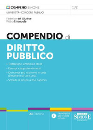 Compendio di diritto pubblico - Federico Del Giudice - Pietro Emanuele