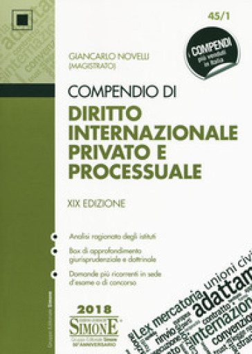 Compendio di diritto internazionale privato e processuale - Giancarlo Novelli