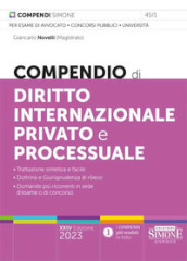 Compendio di diritto internazionale privato e processuale