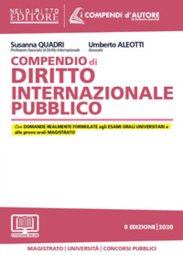 Compendio di diritto internazionale pubblico. Con aggiornamento online - Susanna Quadri - Umberto Aleotti