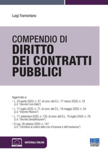 Compendio di diritto dei contratti pubblici - Luigi Tramontano