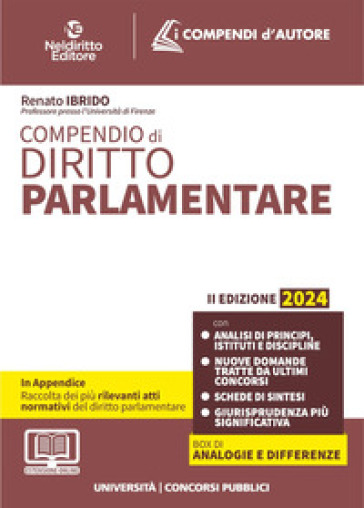 Compendio di diritto parlamentare - Renato Ibrido