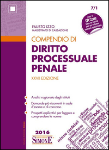 Compendio di diritto processuale penale - Fausto Izzo