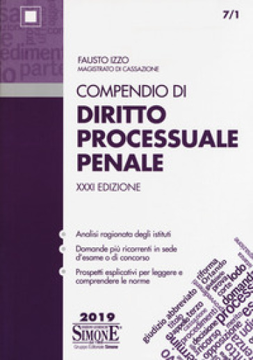 Compendio di diritto processuale penale - Fausto Izzo