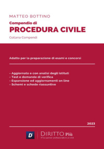 Compendio di diritto processuale civile. Con QR-Code - Matteo Bottino
