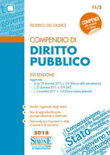Compendio di diritto pubblico. Con aggiornamento online - Federico Del Giudice
