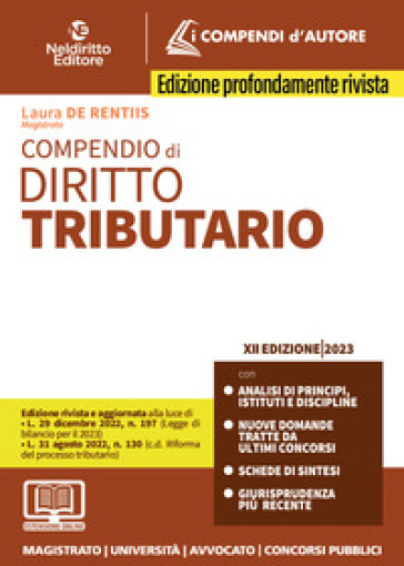 Compendio di diritto tributario. Con espansione online - Laura De Rentiis