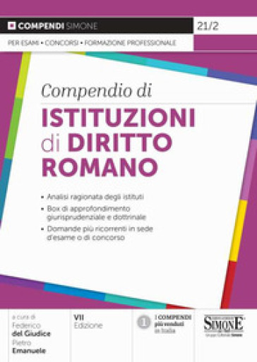 Compendio di istituzioni di diritto romano