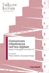 Comunicare cittadinanza nell era digitale