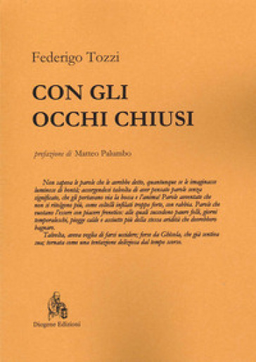 Con gli occhi chiusi - Federigo Tozzi