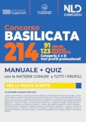 Concorso 214 regione Basilicata. 93 Arlab + 123 vari profili. Con software di simulazione