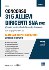 Concorso 315 allievi dirigenti SNA 2020 (Scuola Nazionale dell