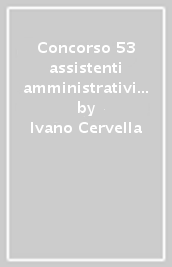 Concorso 53 assistenti amministrativi (Cat. C) ASL Avezzano Sulmona L'Aquila (G.U. 11 sett...