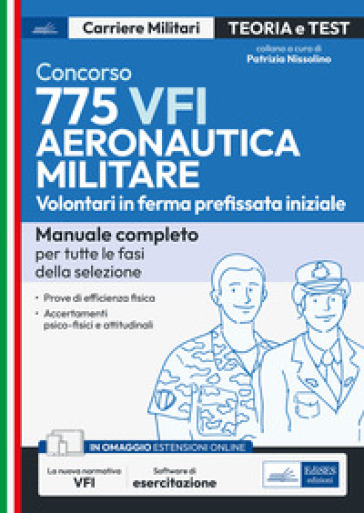 Concorso 775 VFI aeronautica militare. Volontari in ferma prefissata iniziale. Manuale com...
