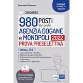 Concorso Agenzia Dogane 2022: teoria e test per la prova preselettiva. Con simulatore e video-corso in omaggio.