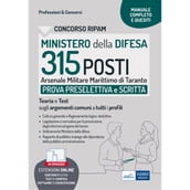 Concorso RIPAM - Ministero della Difesa - 315 posti Arsenale Militare Marittimo di Taranto