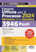 Concorso Ufficio per il Processo 2024 Ministero della Giustizia. 3946 posti. Teoria e quiz. Con espansione online. Con software di simulazione