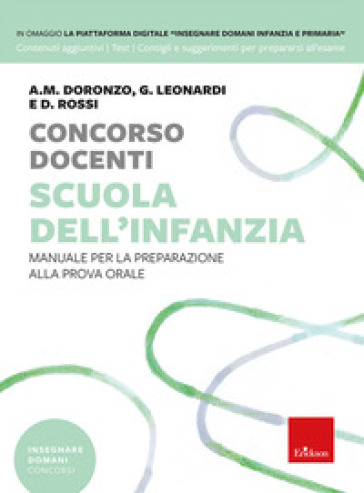 Concorso docenti. Scuola dell'infanzia. Manuale per la