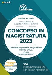 Concorso in magistratura 2023