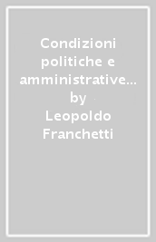 Condizioni politiche e amministrative della Sicilia