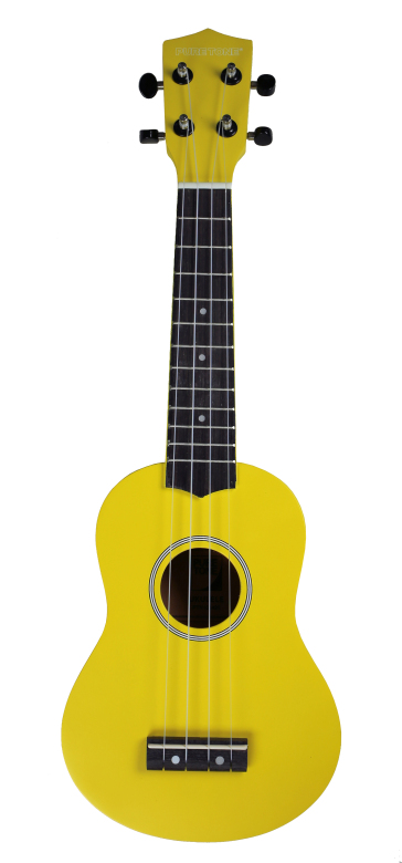 Confezione Soprano Ukulele Giallo KUS15