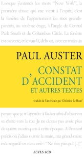 Constat d accident et autres textes