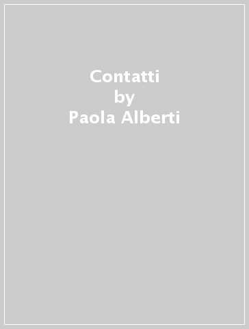 Contatti - Paola Alberti
