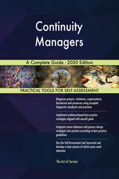 Continuity Managers A Complete Guide - 2020 Edition