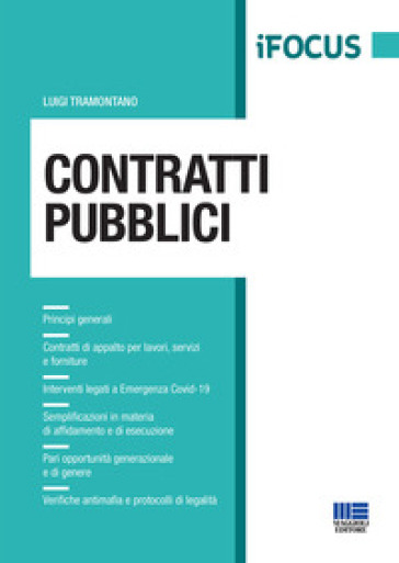 Contratti pubblici - Luigi Tramontano