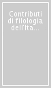 Contributi di filologia dell Italia mediana. 27.