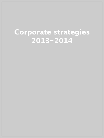 Corporate strategies 2013-2014