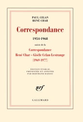 Correspondance (1954-1968). Suivi de la Correspondance René Char - Gisèle Celan Lestrange
