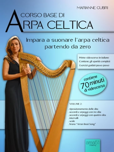 Corso base di arpa celtica. Volume 2 - Marianne Gubri