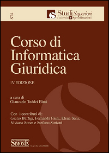 Corso di informatica giuridica