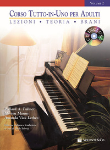 Corso tutto in uno per adulti. Con CD Audio. 2: Lezioni, teoria, brani - Willard A. Palmer - Morton Manus - Amanda Vick Lethco