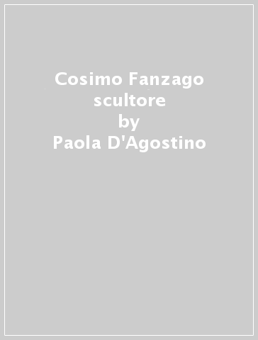 Cosimo Fanzago scultore - Paola D