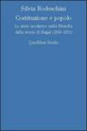 Costituzione e popolo. Lo stato moderno nella filosofia della storia di Hegel (1818-1831)