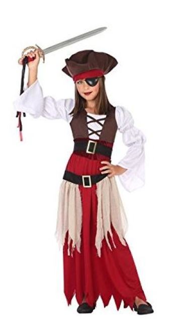 Costume da pirata - bambina tg. 5-6 anni