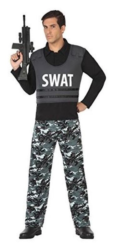 Costume polizia Swat - uomo tg. XL