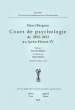 Cours de psychologie de 1892-1893 au lycée Henri-IV