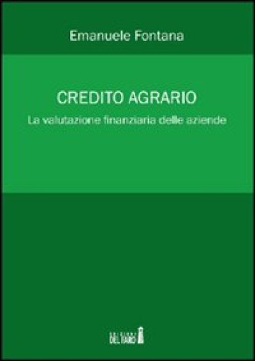 Credito agrario - Emanuele Fontana