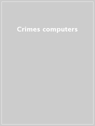 Crimes & computers