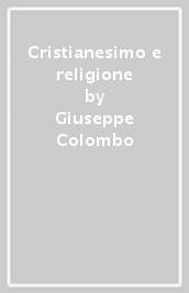 Cristianesimo e religione