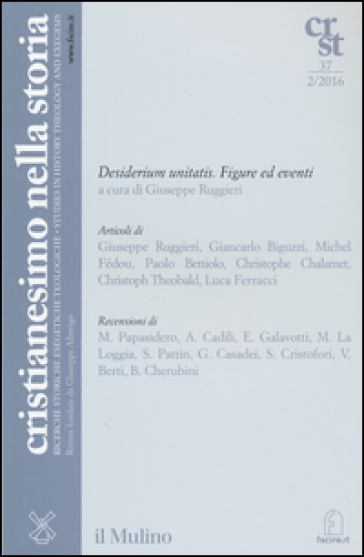 Cristianesimo nella storia (2016). 2.