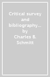Critical survey and bibliography on Renaissance Aristotelianism (1958-1969)