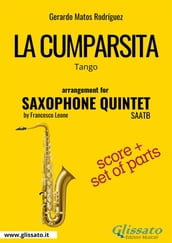 La Cumparsita - Saxophone Quintet score & parts