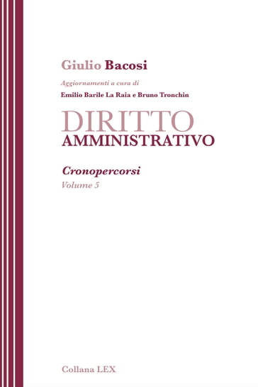 DIRITTO AMMINISTRATIVO - Giulio Bacosi